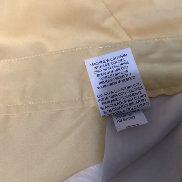 Grand slam golf shorts men’s size 38 yellow lightweight golf tennis cruise - Picture 5 of 6